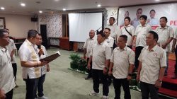 Wong Chun Sen Lantik Pengurus Koordinator Wartawan DPRD Medan