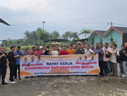 Rapat Kerja Koordinator Wartawan DPRD Medan Bahas Program Kerja 3 Tahun ke Depan