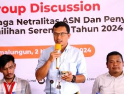 Bawaslu Sumut Ajak Semua Pihak Awasi Netralitas ASN Tolak Politik Uang