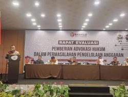 Bawaslu Sumut Gelar Rapat Evaluasi Pemberian Advokasi Hukum Permasalahan Kelola Anggaran