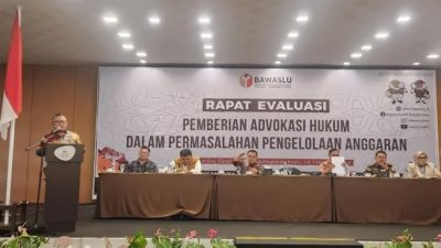 Bawaslu Sumut Gelar Rapat Evaluasi Pemberian Advokasi Hukum Permasalahan Kelola Anggaran