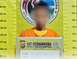 Satres Narkoba Ciduk Tersangka Dan Sita 0,15 Gram Sabu