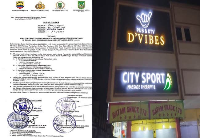 D’VIBES PUB & KTV Diduga "Tantang“ Forkopimda Kota Batam, "Nekat" Beroperasional di Bulan Puasa