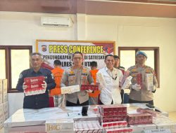 Edarkan Rokok Ilegal 3 Tersangka Diamankan