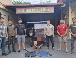 Satreskrim Polres Sibolga Bekuk tersangka Pencurian Becak Bermotor
