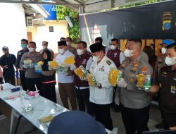 Polres BB Ungkap Serta Musnahkan Narkoba Jenis Sabu Dan Pil Ekstasi
