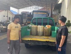 Satreskrim Polres Psp Amankan Tersangka Penyalahgunaan BBM