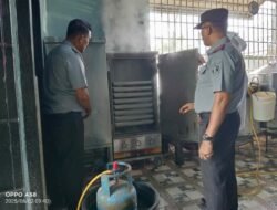 Tinjau Dapur, Kalapas Pastikan Kualitas Dan Kebersihan Makanan Warga Binaan