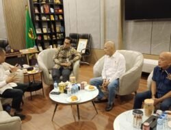 Temui Walikota Medan, Ketua PWI Sumut Ajak Tuk Ramaikan Family Gathering