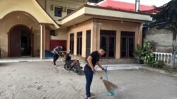 Sambut HUT Bhayangkara ke-79, Dit Intelkam Polda Sumut Gelar Bakti Religi Di Gereja