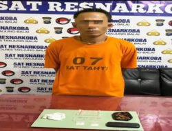 Terima Laporan Warga, Tersangka Pengedar Sabu Diciduk