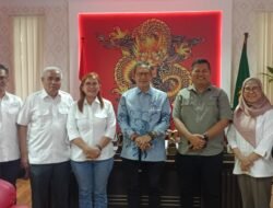 Jelang Raker di Danau Toba, SMSI Sumut Temui Ketua DPRD Medan
