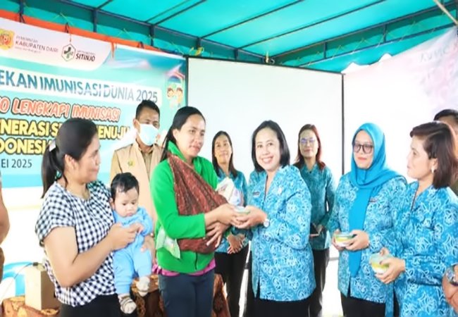 Pekan Imunisasi Dunia di Dairi: Sinergi Tangani Zero Dose dan Cegah Stunting