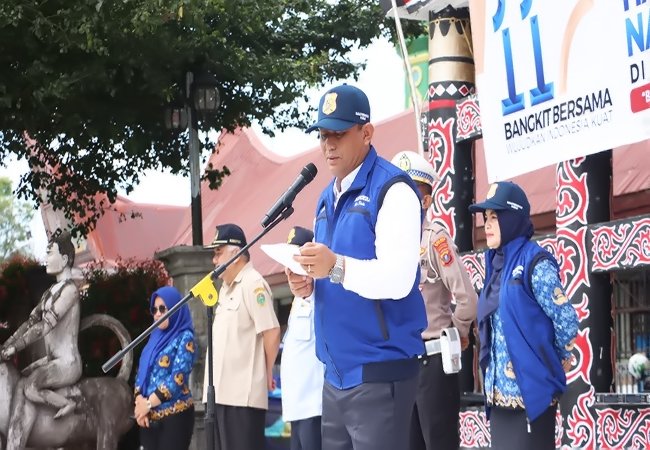 Wakil Bupati Dairi Pimpin Razia Gabungan Pajak Kendaraan Bermotor 2025