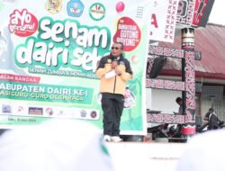Peringati HUT Pertama, FKGOR Dairi Gelar Senam Sehat dan Tanam Pohon di Lingkungan Sekolah