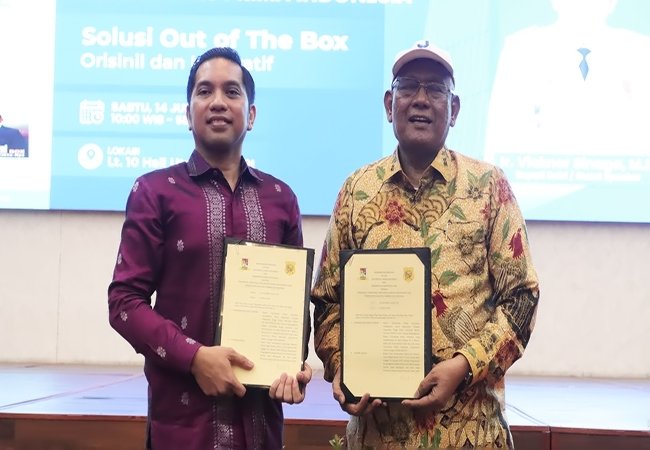 Bupati Dairi Sampaikan Kuliah Umum di UNPRI: Dorong Solusi Out of the Box dan Berpihak pada Rakyat