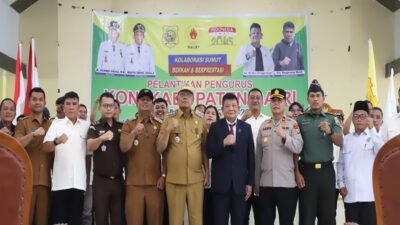 Bupati Dairi Hadiri Pelantikan Pengurus KONI 2025–2029, Dorong Prestasi Olahraga Menuju Level Nasional