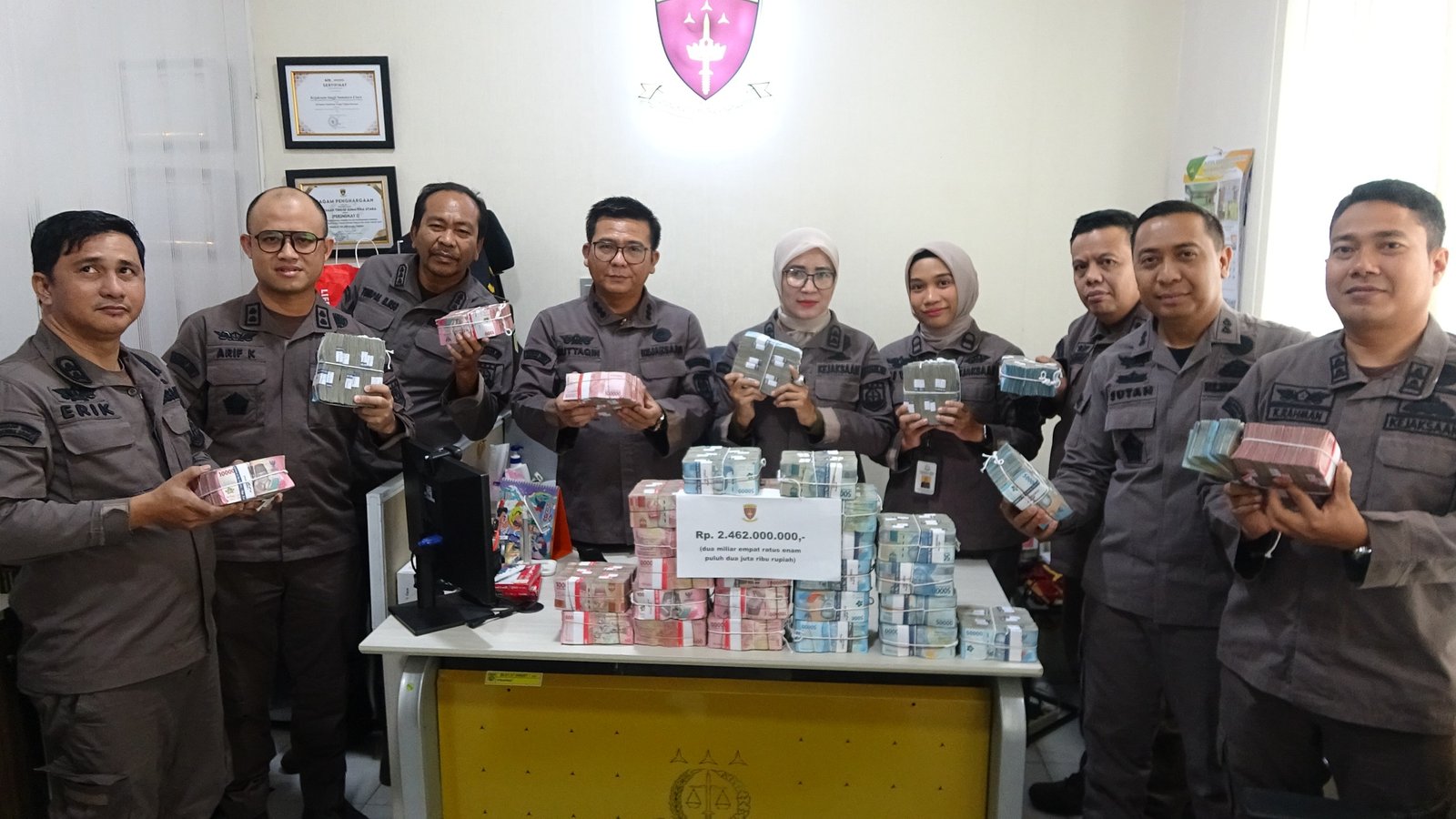Terdakwa Korupsi Dana Desa di Padangsidimpuan Kembalikan Rp2,4 Miliar ke Kejati Sumut