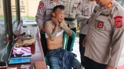Alami Laka Tunggal, Seorang Pria Diamankan Personil Brimobdasu