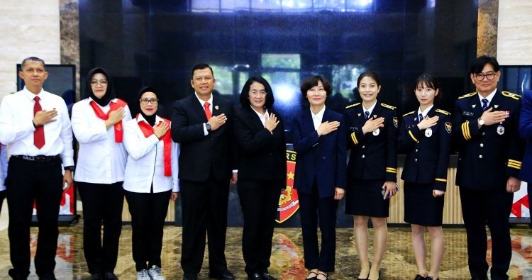 Kunjungi Bareskrim Polri, Indonesia-Korea Selatan Perkuat Kerjasama TPPA & TPPO
