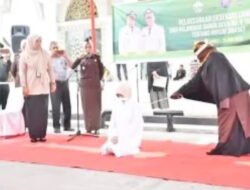 Usai Viral Di Medsos, Sepasang Sejoli Bukan Muhrim Berakhir Dihadapan Hukum
