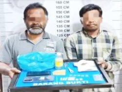 2 Tersangka Narkoba Diciduk Usai Transaksi