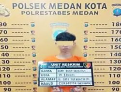 Terlibat Curanmor, Remaja 19 Tahun Diamankan Polsek Medan Kota