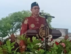 Ketua DPRD Medan Membacakan Teks Proklamasi pada Upacara HUT RI ke-80 di Lapangan Merdeka