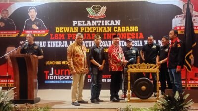 Wong Hadiri Pelantikan DPC LSM Penjara Indonesia Medan 2025–2030