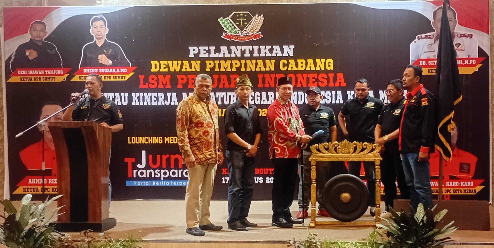 Wong Hadiri Pelantikan DPC LSM Penjara Indonesia Medan 2025–2030
