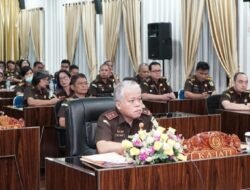Jaksa Agung Buka Rapat Evaluasi Kinerja Kejaksaan Semester I 2025, Kajati Sumut Ikuti Secara Daring