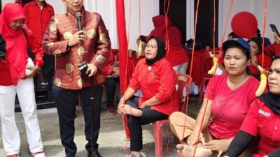 Ketua DPRD Medan Hadiri Perayaan HUT ke-80 RI Bersama Kader PDIP