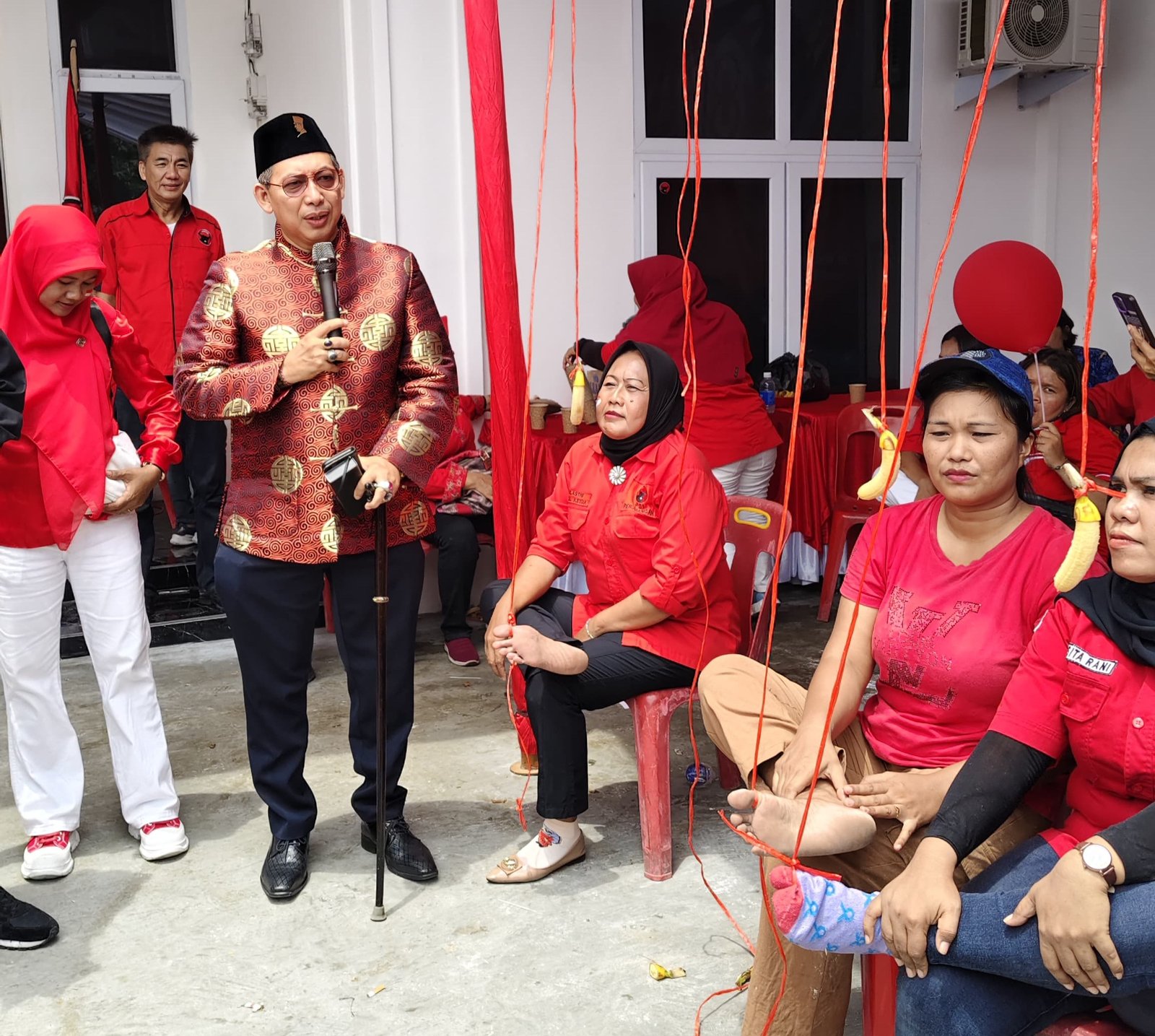 Ketua DPRD Medan Hadiri Perayaan HUT ke-80 RI Bersama Kader PDIP