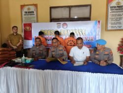 Polres Padang Lawas Ungkap Kasus Narkotika Gol 1 Jenis Tanaman Ganja Sebanyak 44 Kg