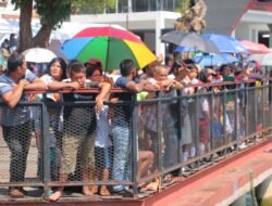 Polda Sumut All Out Amankan Event Internasional Aquabike F1 Powerboat Balige