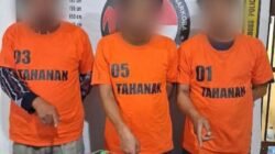 Tiga Tersangka Pengedar Sabu Diciduk