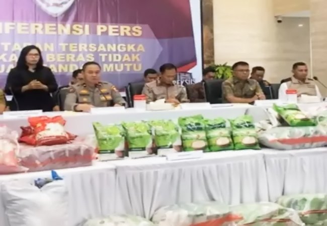 Bareskrim Polri Tetapkan Tiga Tersangka Kasus Beras Oplosan Termasuk Direktur Utama PT FS