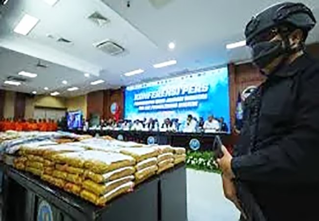 BNN Bongkar Komplotan Jaringan Narkoba Aceh-Medan