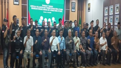 Saresehan Kejatisu dan Wartawan, Bangun Sinergitas Menuju Transparansi Hukum