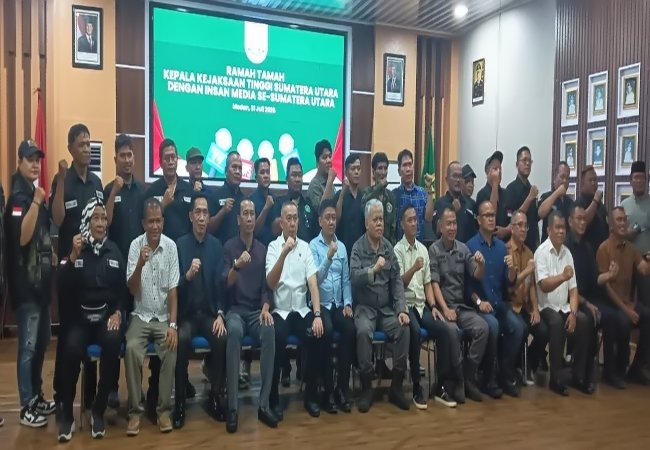 Saresehan Kejatisu dan Wartawan, Bangun Sinergitas Menuju Transparansi Hukum