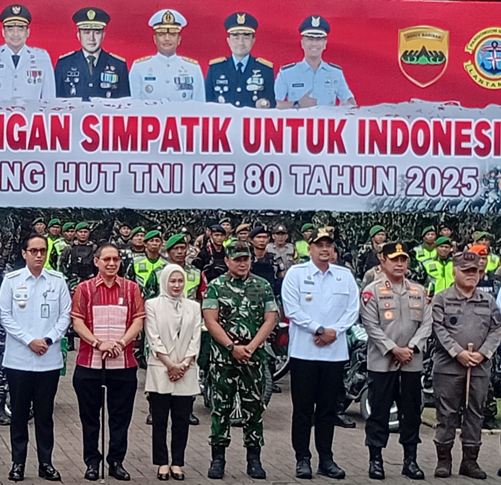 Ketua DPRD Medan Hadiri Apel Gelar Patroli Gabungan Simpatik Indonesia Damai