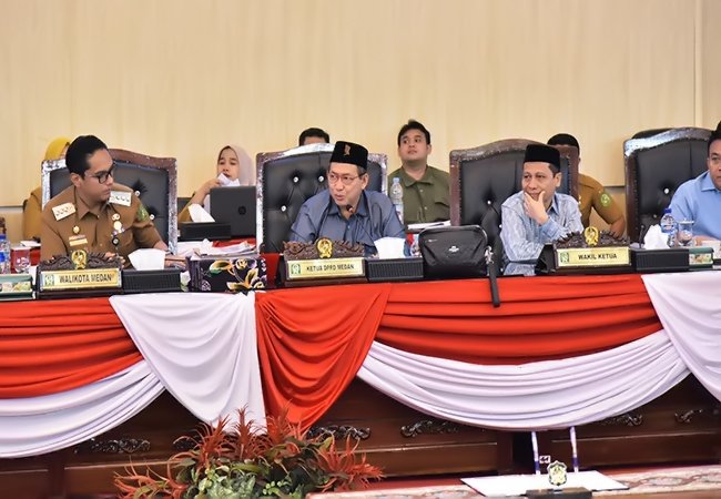 DPRD Kota Medan Setujui Perubahan Anggaran Pendapatan dan Belanja Daerah Tahun Anggaran 2025