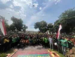 Kebersamaan Brimob Dan Ojol Di Sumut : Satukan Hati, Tebar Kepedulian
