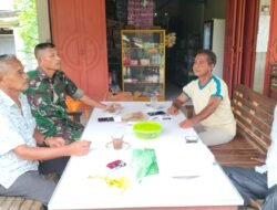 Babinsa Gelar Komsos Bersama Masyarakat