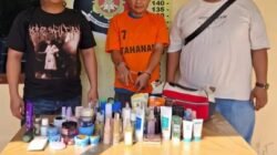 Unit Reskrim Ciduk Tersangka Pembongkar Toko Kosmetik