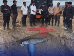 Tim Penjinak Bom Brimobdasu Tangani Temuan Bom Mortir