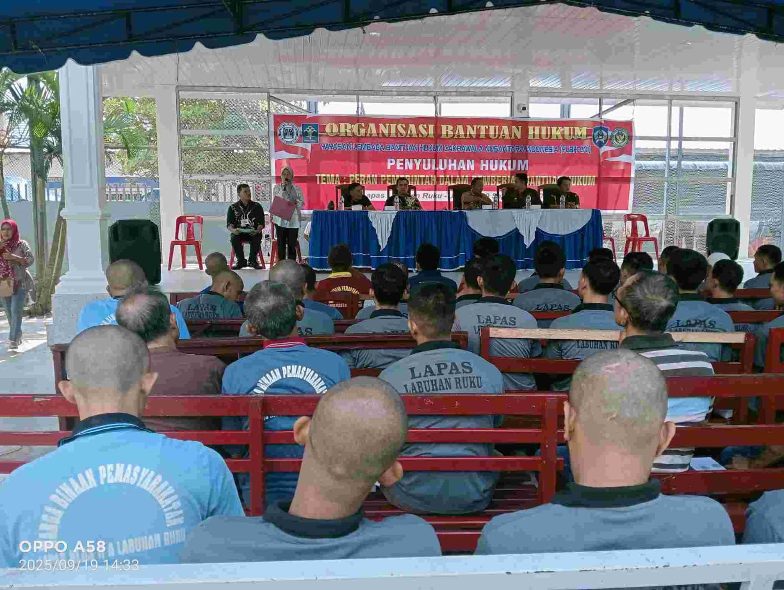 Yayasan CNI Gandeng Lapas Labuhan Ruku Beri Bantuan Hukum Gratis Bagi Narapidana