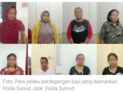 Ungkap Sindikat Perdagangan Bayi Antar Provinsi, Polda Sumut Bekuk 8 Tersangka