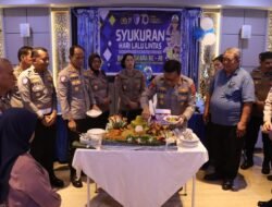 Plt Kapolrestabes Medan Hadiri Syukuran HUT Lantas Bhayangkara Ke-70