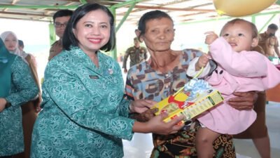 TP PKK Dairi Gelar Gerakan Cegah Stunting di Desa Pangaribuan